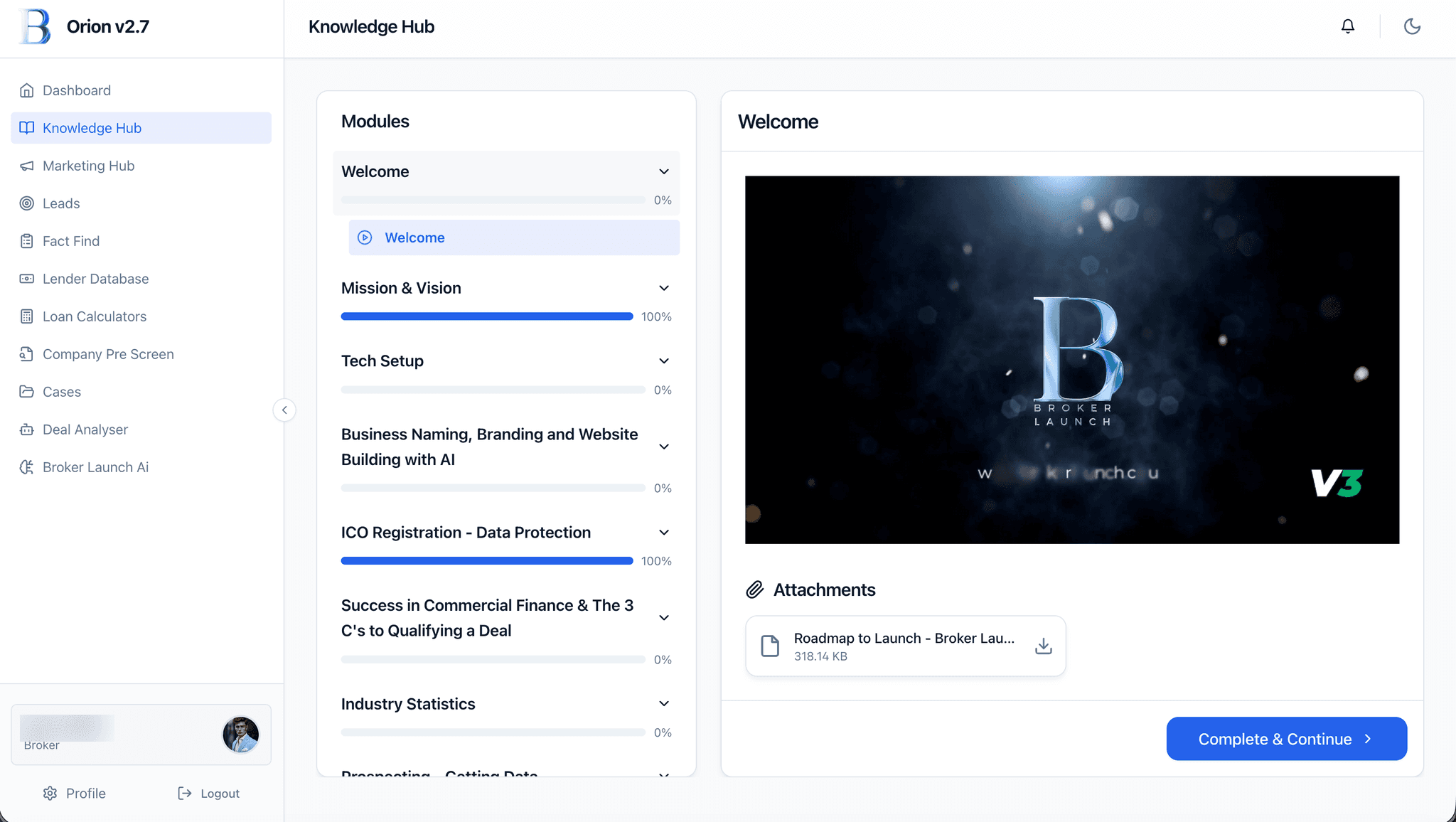OrionOS - Knowledge Hub — OrionOS screenshot